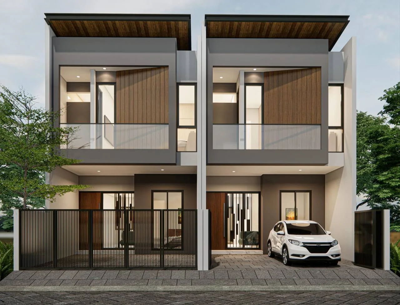 Dijual Rumah Modern Baru Gress di Jalan Manyar Tirtoasri Surabaya Timur