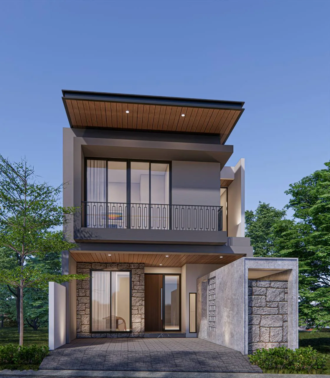 Dijual Rumah Modern Baru Gress di Jalan Manyar Tirtoyoso Selatan Surabaya Timur
