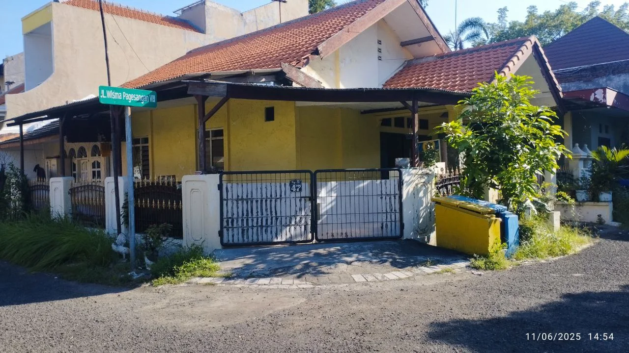 DIJUAL RUMAH LOKASI WISMA PAGESANGAN WILAYAH SURABAYA BARAT