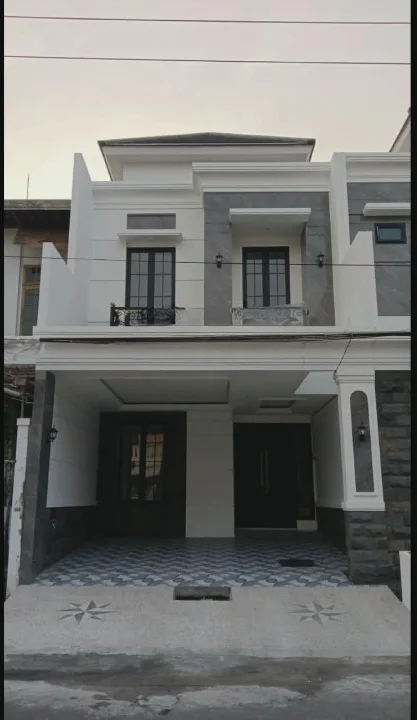 Rumah Baru 2 Lantai Dijual di Kertajaya Indah Timur Surabaya Timur