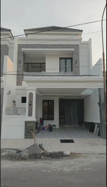 Rumah Baru Elite 2 Lantai Dijual di Kertajaya Indah Timur Surabaya Timur