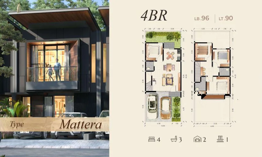 Dijual Rumah Mewah Modern Minimalis di Safira Garden New Cluster Savona, Sidoarjo - Thumbnail 3