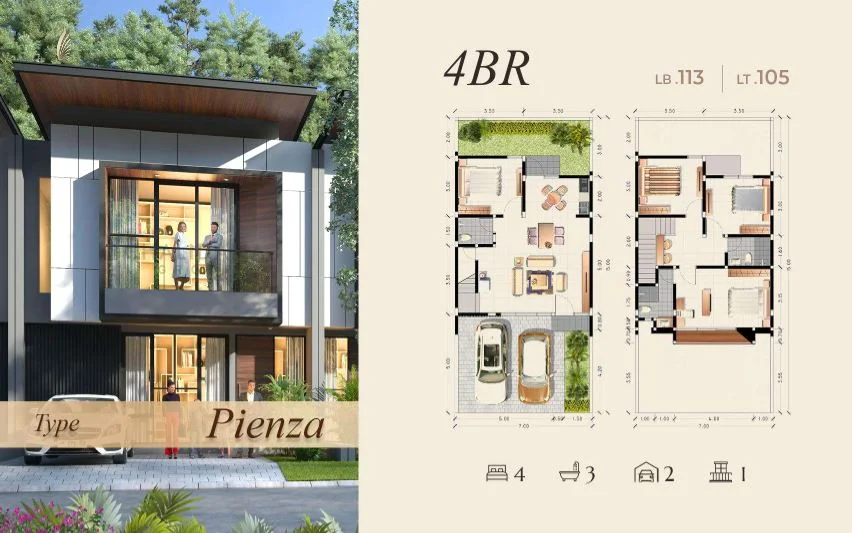 Dijual Rumah Mewah Modern Minimalis di Safira Garden New Cluster Savona, Sidoarjo - Thumbnail 5
