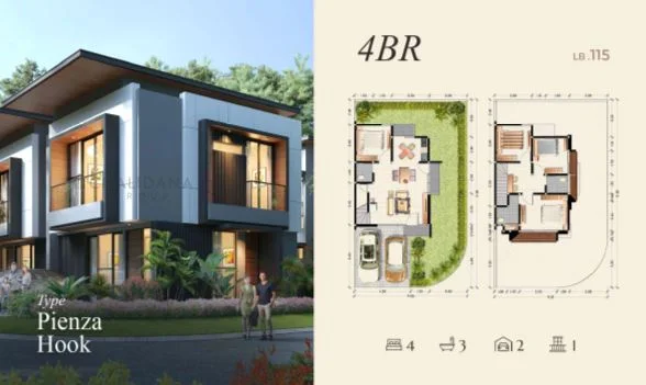 Dijual Rumah Mewah Modern Minimalis di Safira Garden New Cluster Savona, Sidoarjo - Thumbnail 5