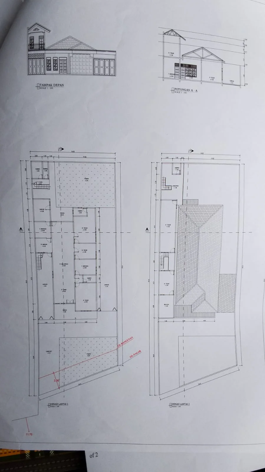 Dijual Rumah Lokasi Strategis di Jambangan Surabaya Selatan - Thumbnail 3