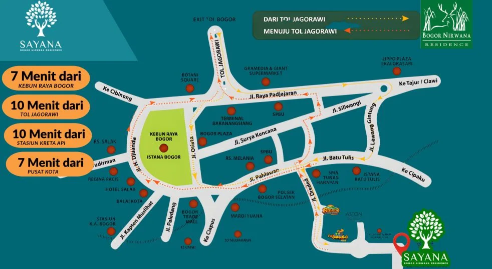 Dijual Rumah Baru Lokasi Strategis di Cluster Sayana Bogor Nirwana Residence, Bogor - Thumbnail 3