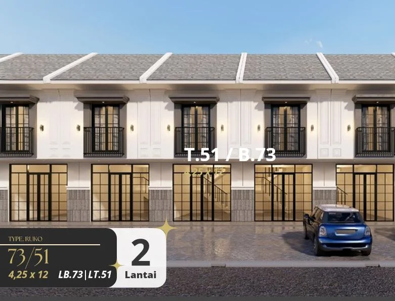 Dijual Ruko Baru 2 Lantai Lokasi Strategis di Alana Palace Regency Tahap 2, Surabaya Timur - Image 1