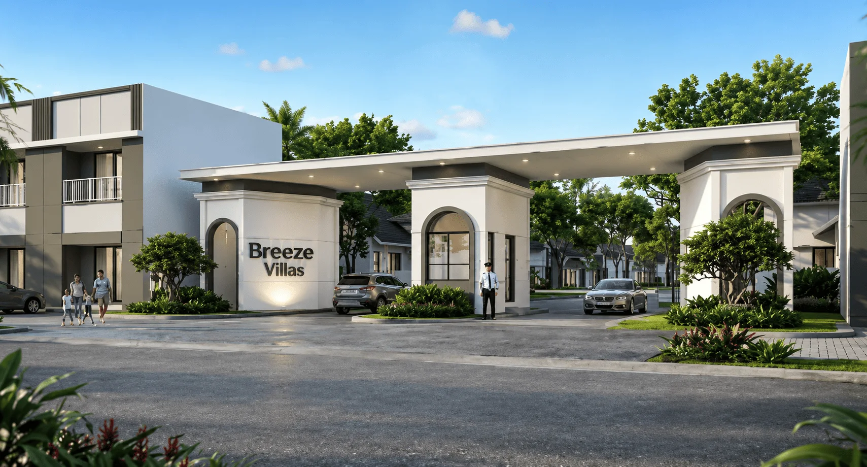 Dijual Rumah Modern Minimalis di Cluster Breeze Villas Puri Surya Jaya, Sidoarjo - Thumbnail 3