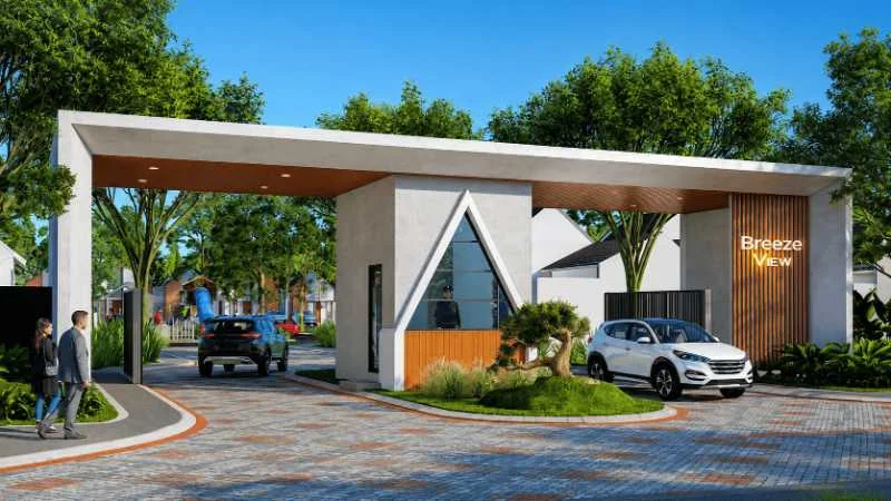 Dijual Rumah Baru Modern di Cluster Breeze View Puri Surya Jaya, Sidoarjo - Thumbnail 3