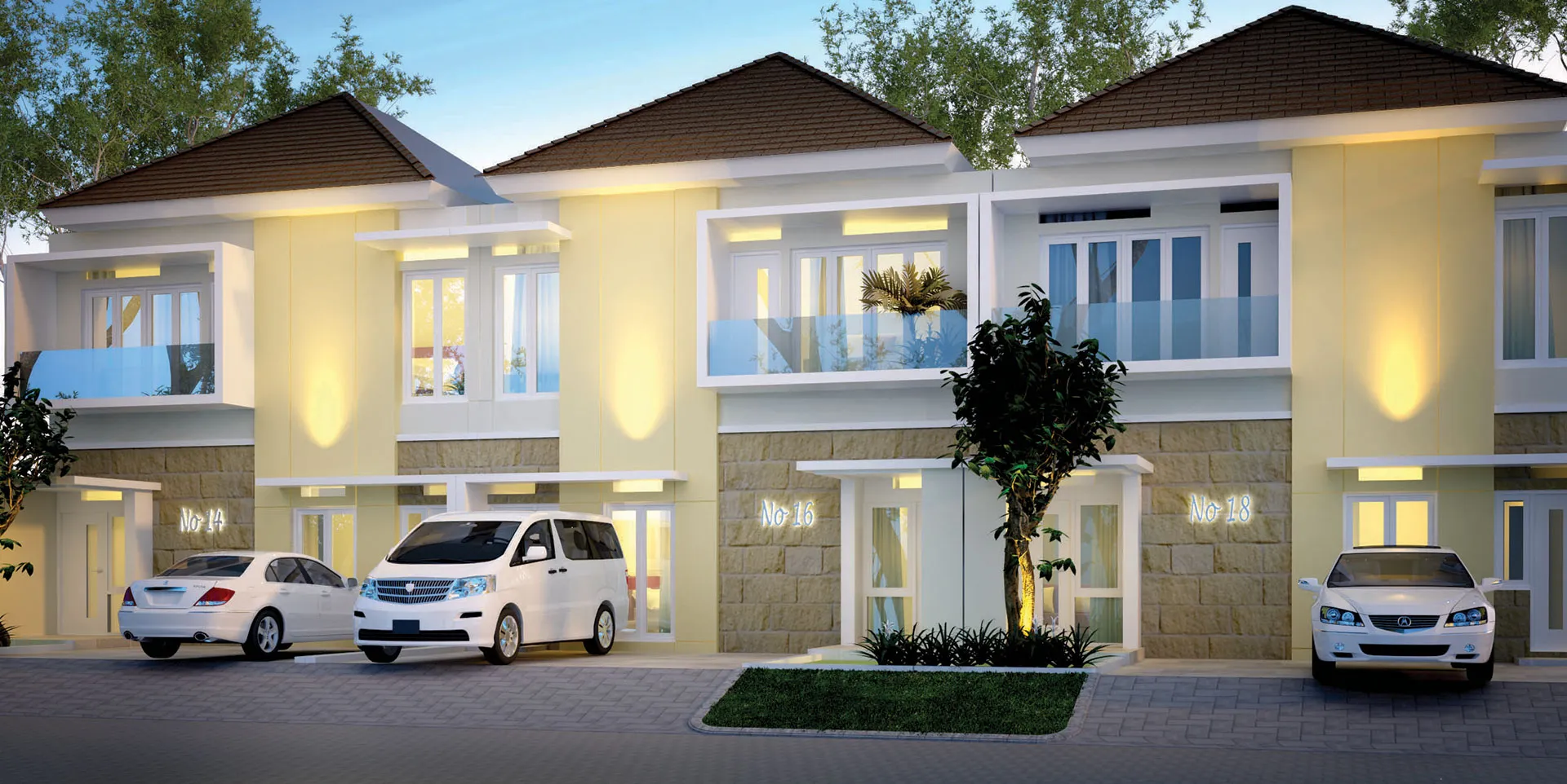 Dijual Rumah Baru 2 Lantai Modern di Cluster Valencia Terrace Puri Surya Jaya, Sidoarjo - Image 1