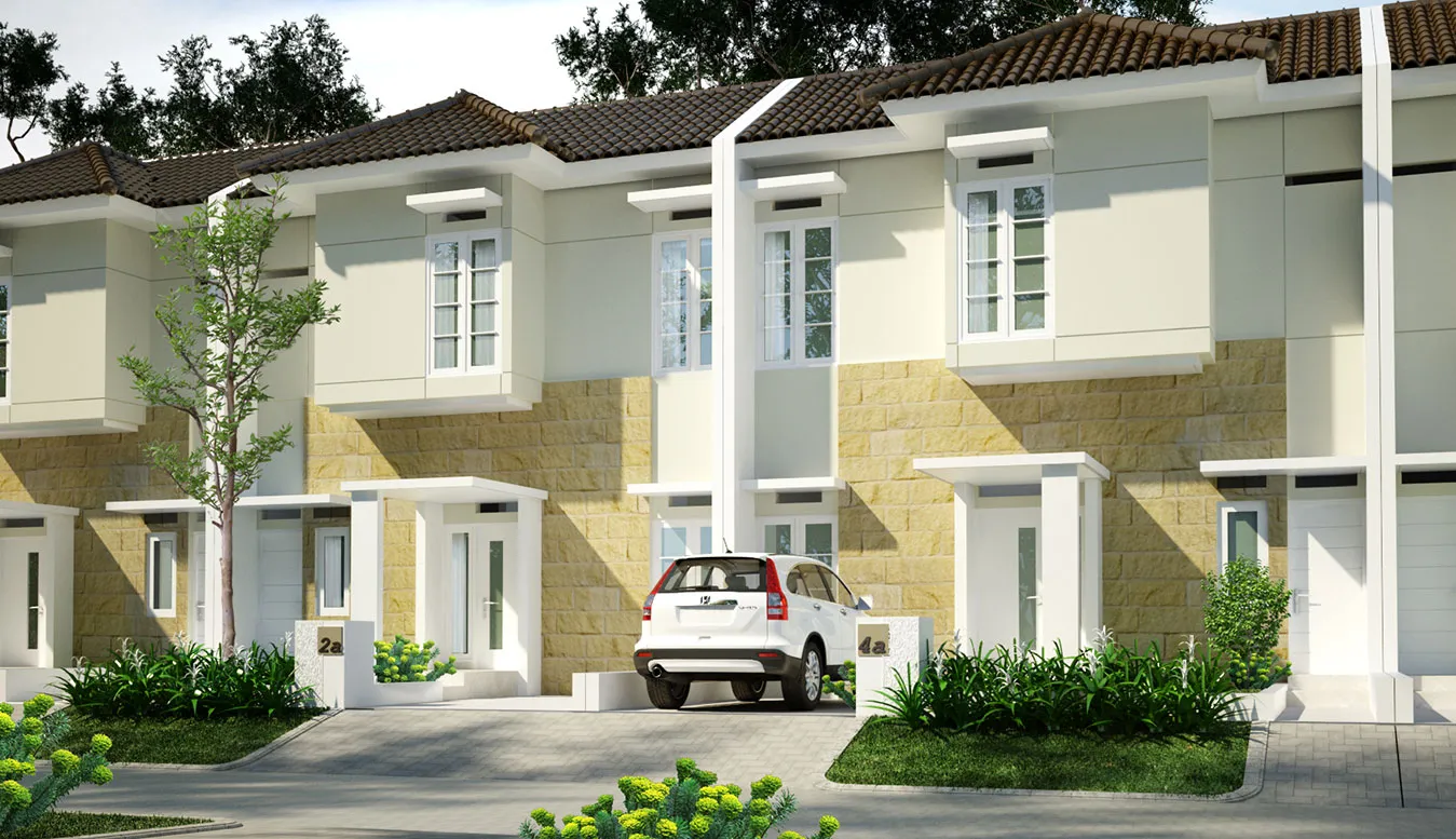 Dijual Rumah Baru 2 Lantai Modern di Cluster Valencia Terrace Puri Surya Jaya, Sidoarjo - Thumbnail 2