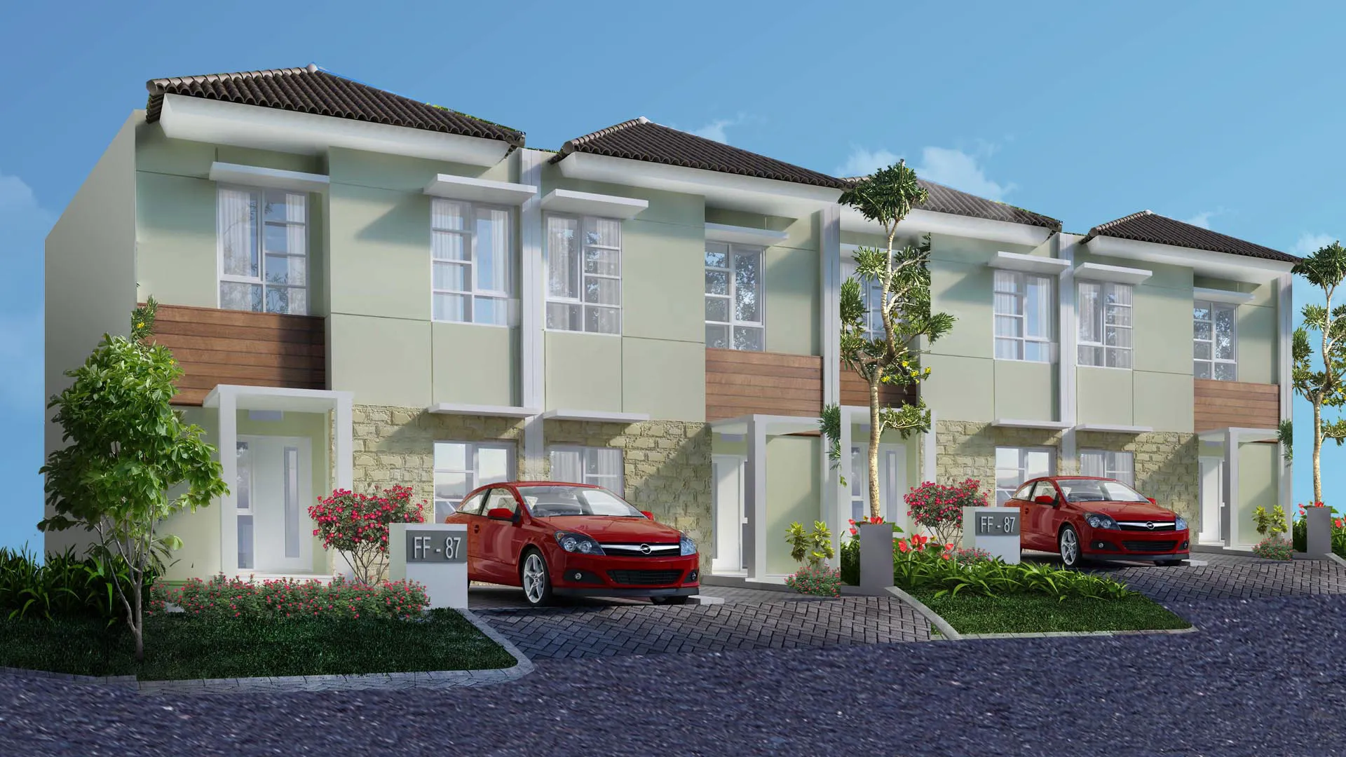Dijual Rumah Baru 2 Lantai Premium Lokasi di Cluster Valencia Strait Puri Surya Jaya, Gedangan - Thumbnail 2