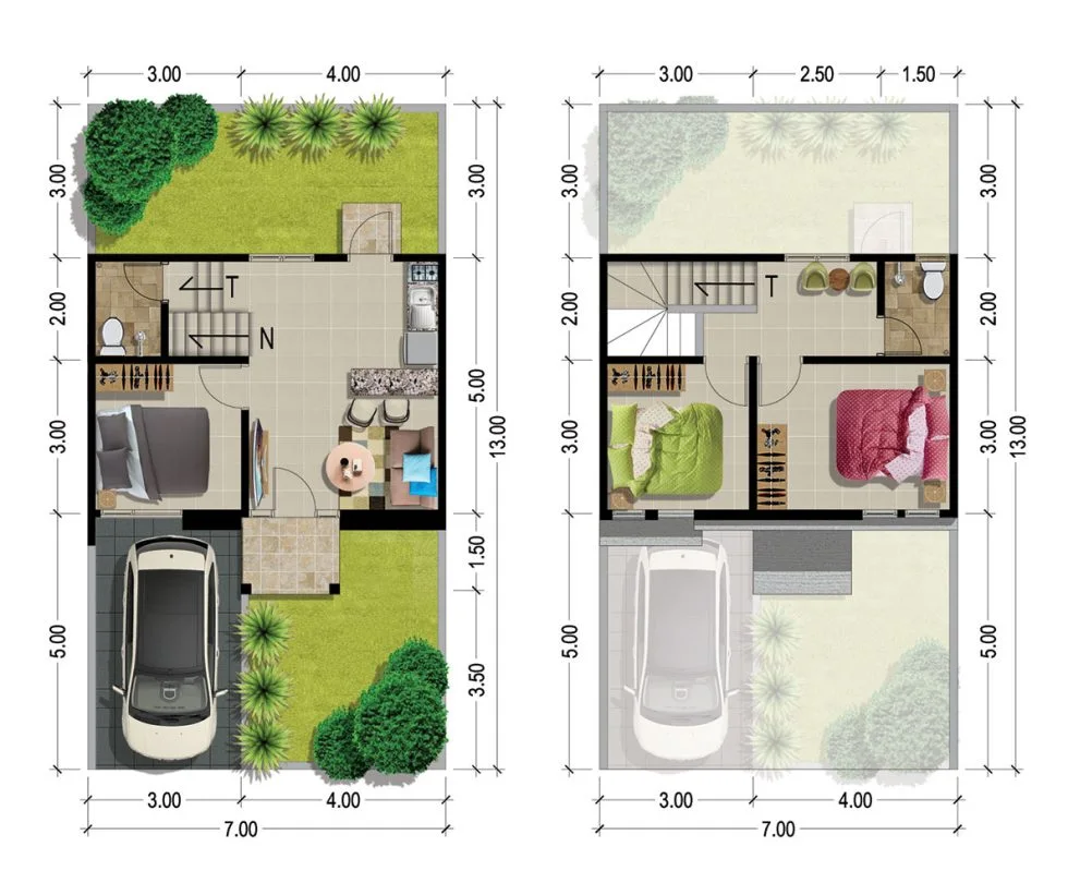 Dijual Rumah Baru 2 Lantai Dengan Konsep Modern Klasik di Cluster Vancouver Puri Surya Jaya, Sidoarjo - Thumbnail 2