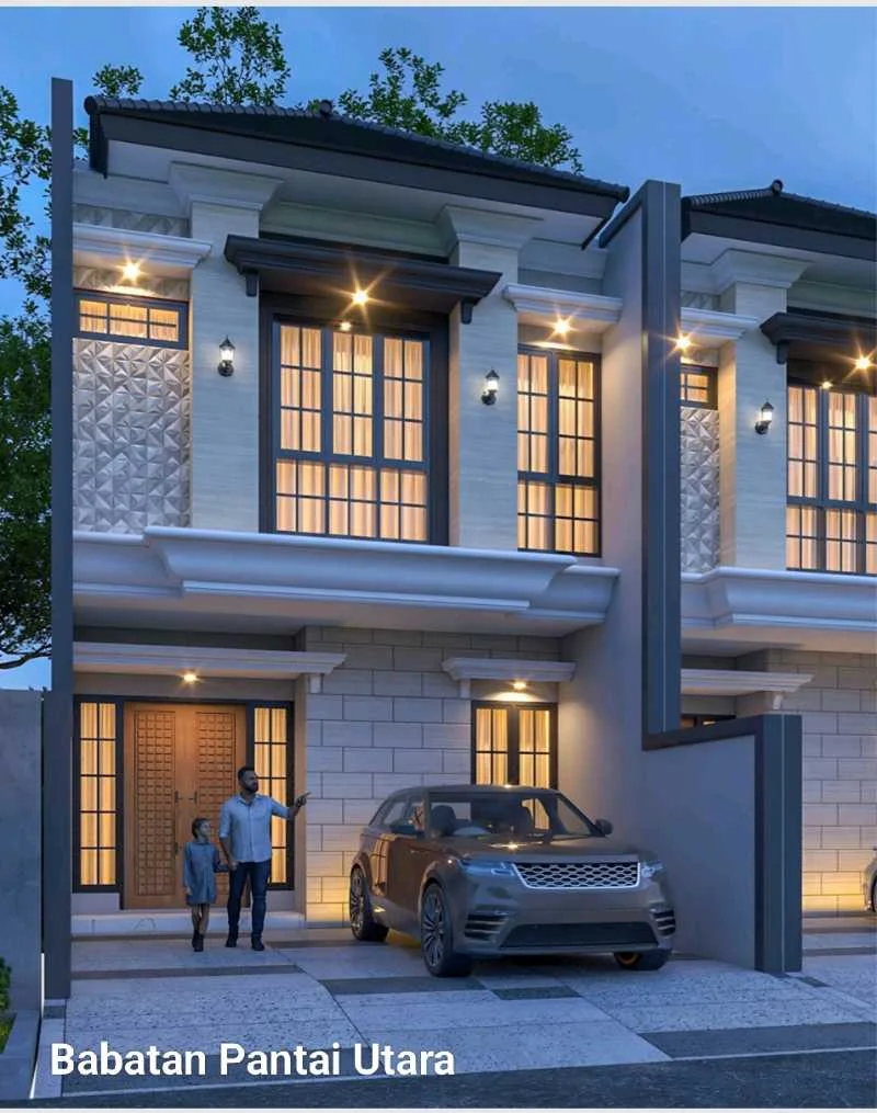 Jual Rumah Mewah 2 Lantai Lokasi Dekat Grand Kenjeran di Babatan Pantai Surabaya Timur - Thumbnail 2