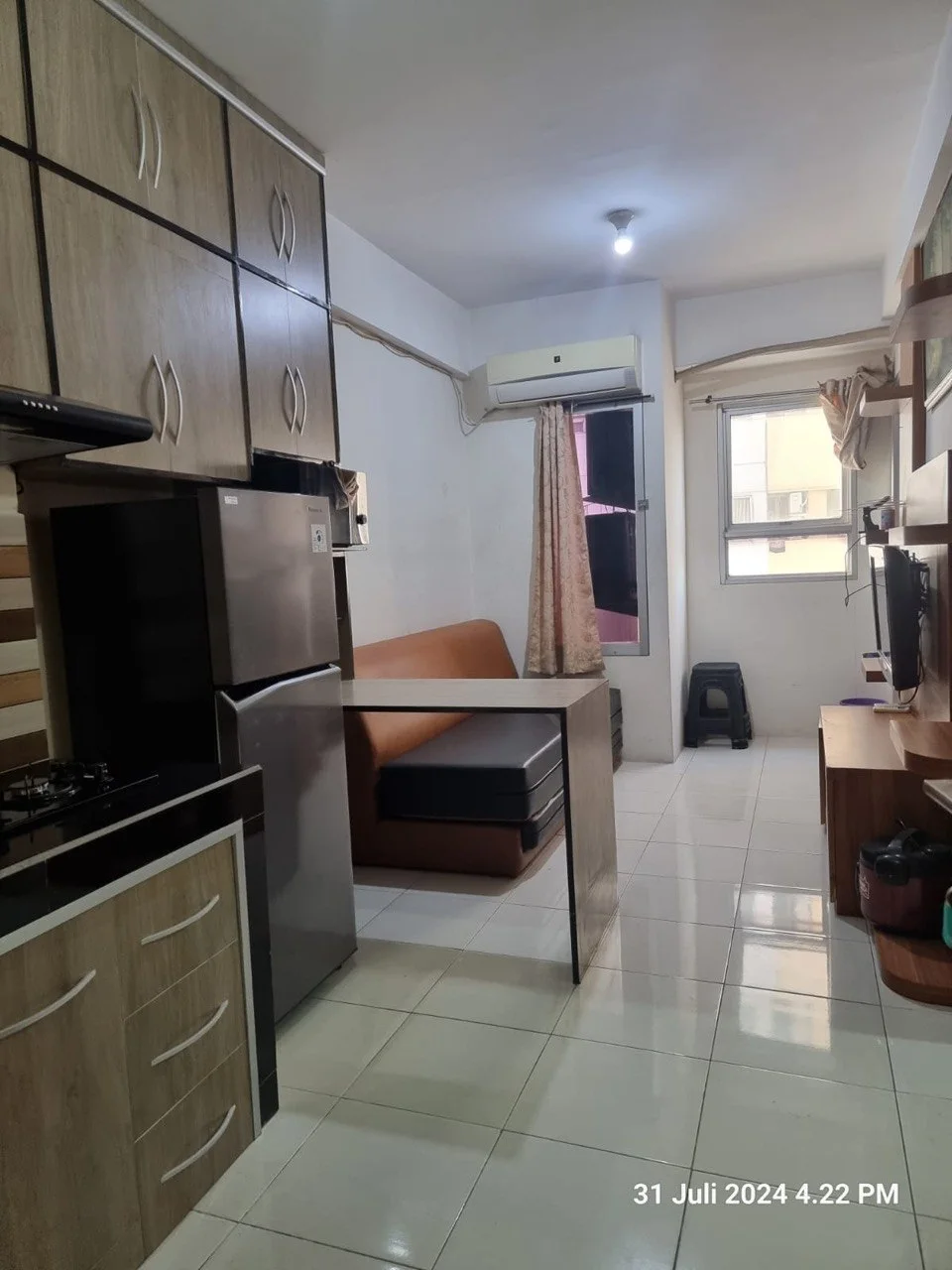 Dijual Apartement Full Furnished 2BR Siap Huni di Puncak Permai Surabaya Barat - Image 1