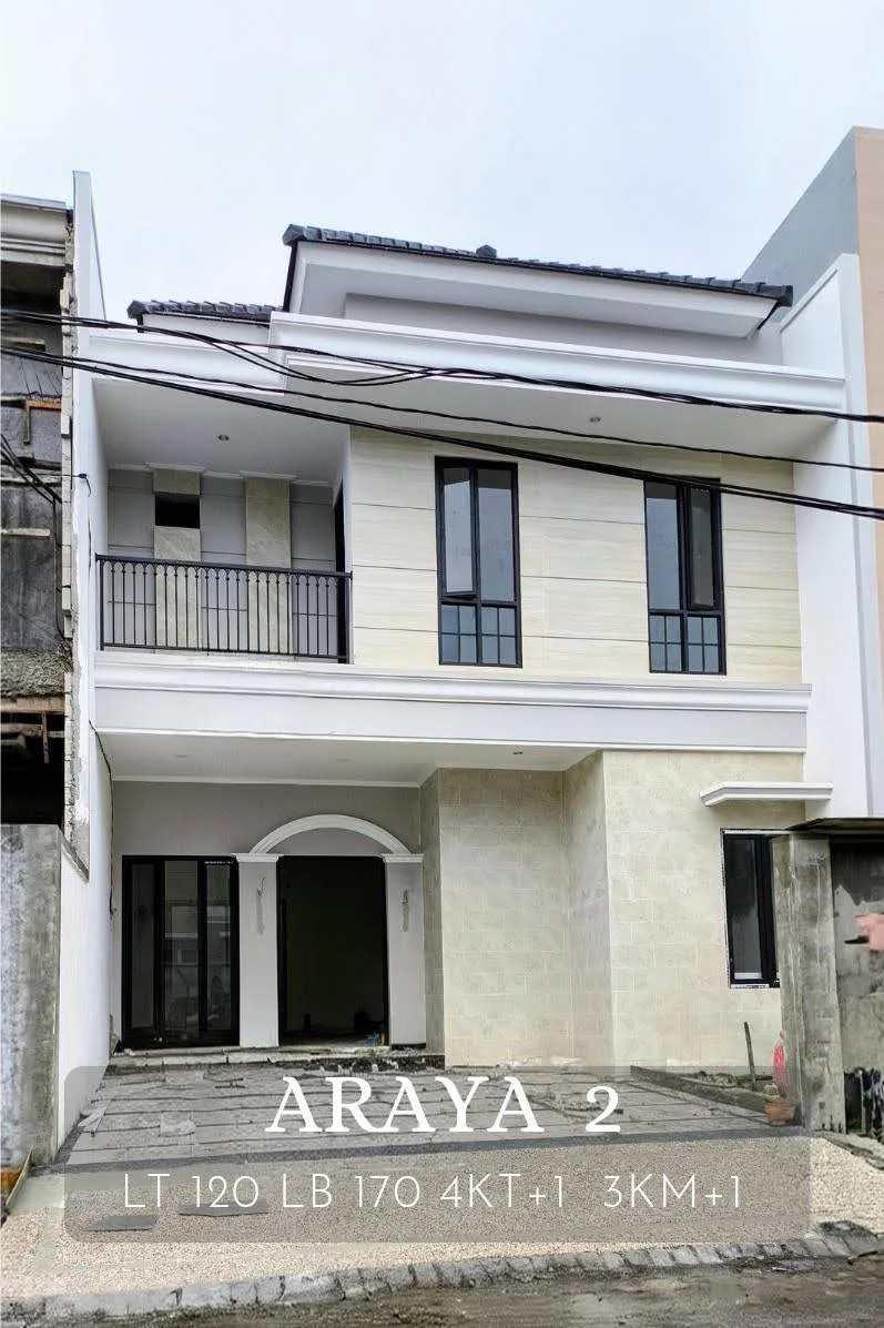 Dijual Rumah Baru Gress di Araya Surabaya Timur - Image 1