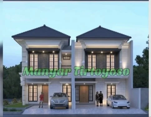 Jual Rumah 2 Lantai Baru 2 M an di Manyar Tirtoyoso Utara Surabaya Timur - Image 1