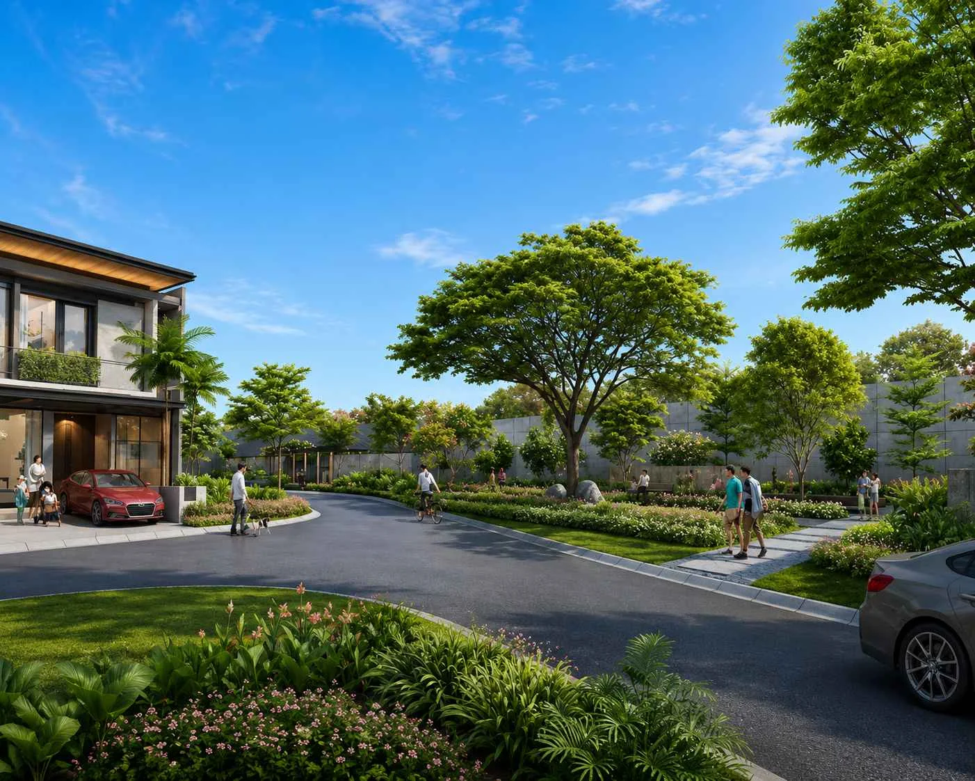Dijual Rumah Baru Eksklusif di Cluster District 9 Citraland Surabaya Barat - Thumbnail 2