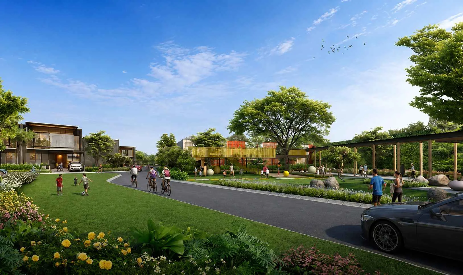 Dijual Rumah Baru Eksklusif di Cluster District 9 Citraland Surabaya Barat - Thumbnail 5
