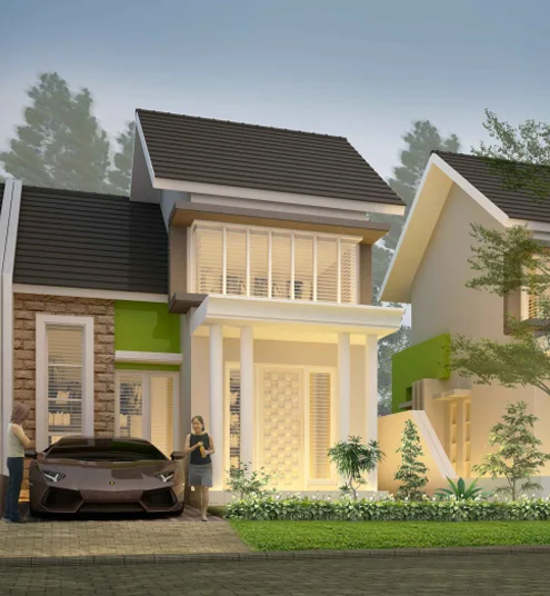 Dijual Rumah Minimalis Harga Ekonomis Type Jasmine diBlukid Residence 3 Sidoarjo