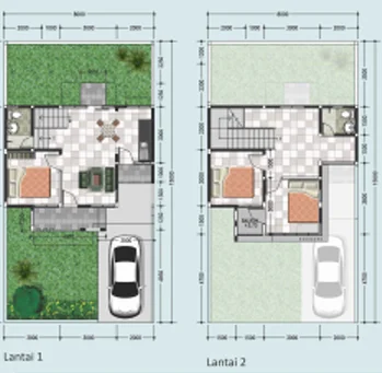 Dijual Rumah Minimalis Harga Ekonomis Type Lavender diBlukid Residence 3 Sidoarjo - Thumbnail 2