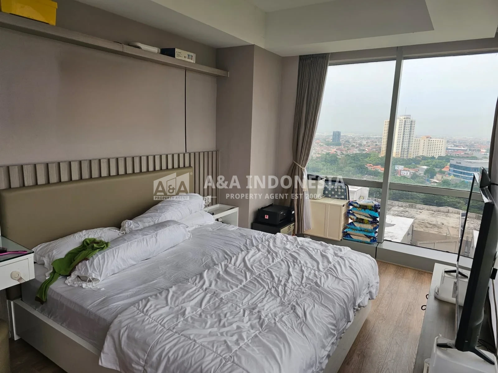 Dijual Cepat Apartement 2BR Dekat Tol Satelit di Grand Sungkono Lagoon Tower Caspian Surabaya Barat - Thumbnail 2