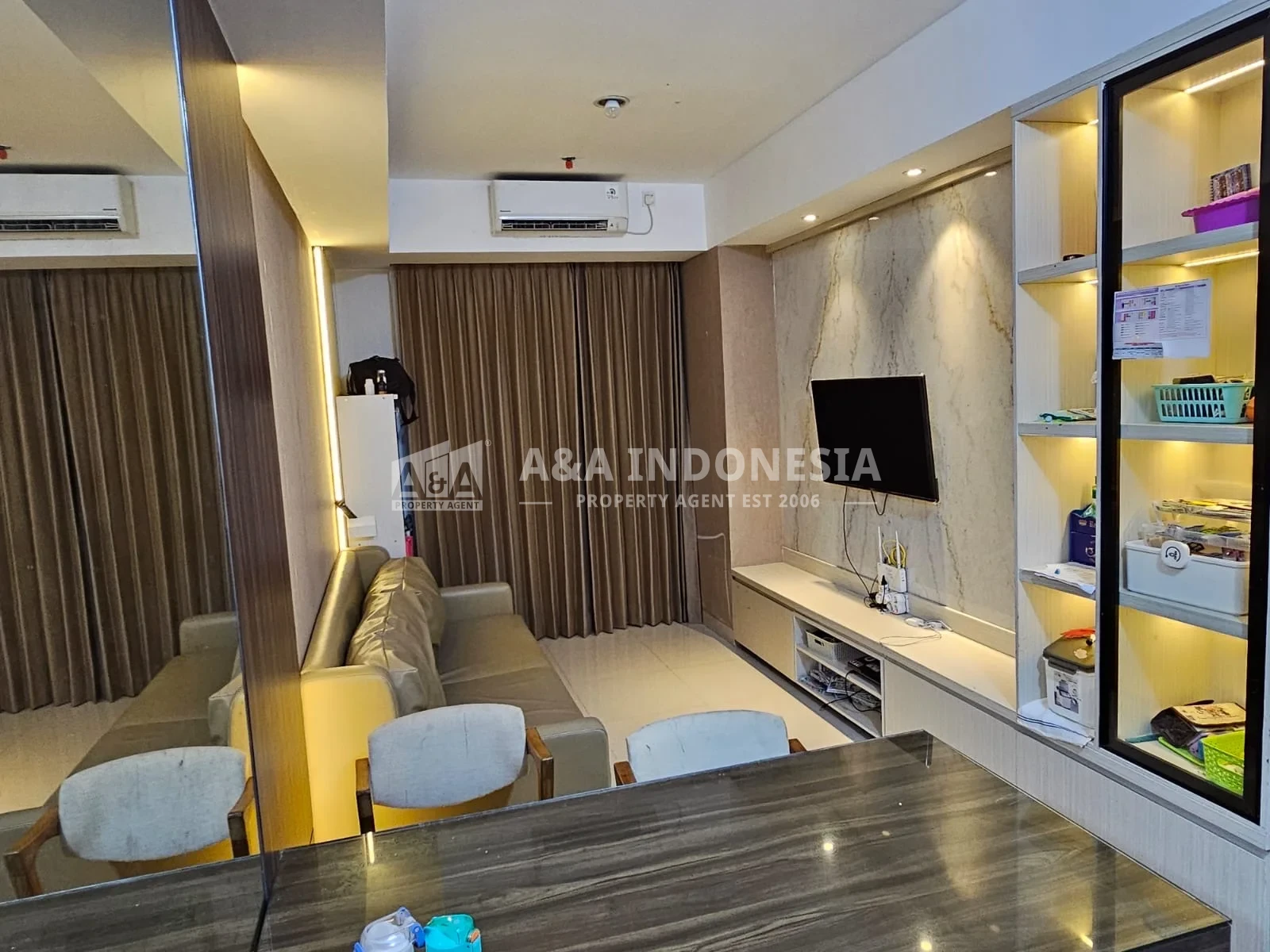 Dijual Cepat Apartement 2BR Dekat Tol Satelit di Grand Sungkono Lagoon Tower Caspian Surabaya Barat - Thumbnail 6