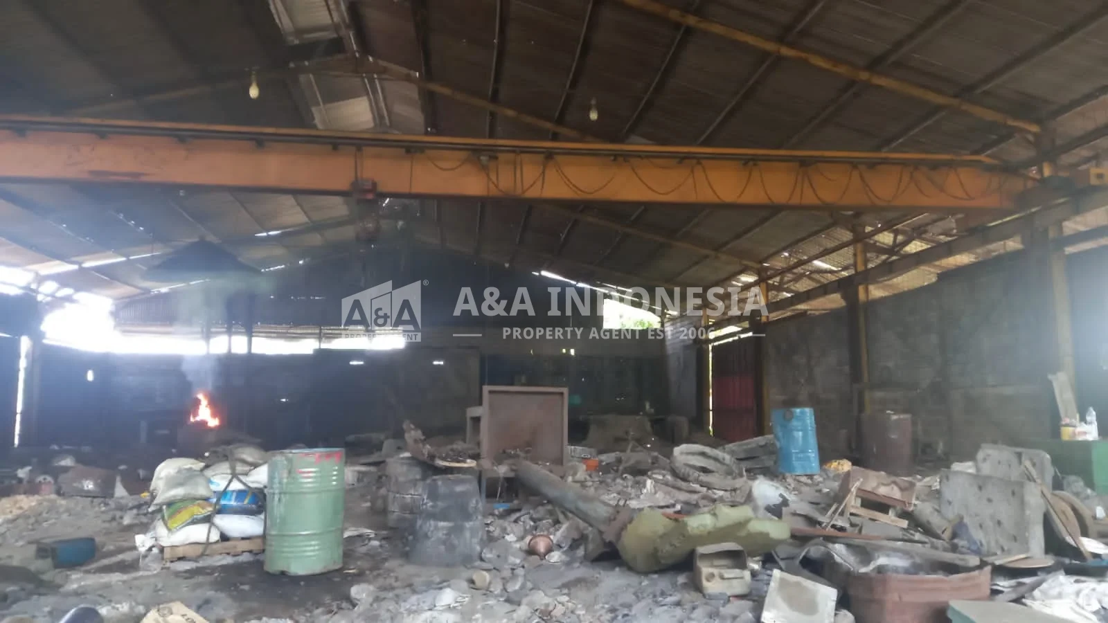 Jual Gudang Ex Peleburan Besi Jetis Mojokerto - Image 1