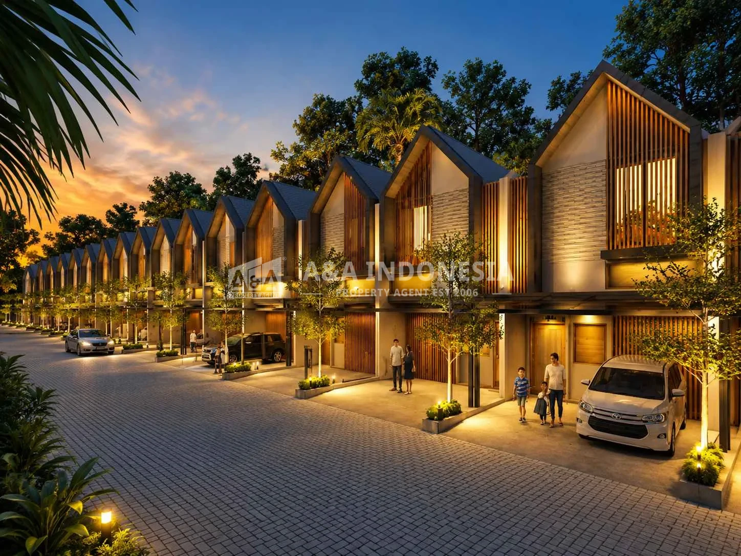 Dijual Rumah Modern Minimalis di Ecovia Residence Surabaya Timur - Image 1