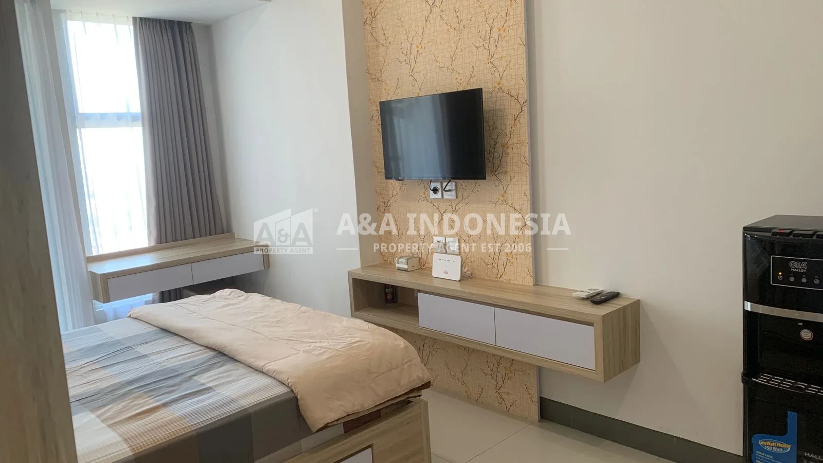 Disewakan Unit Apartemen 2 BR Puncak Kertajaya Tower B Full Furnished Lokasi Strategis Surabaya - Thumbnail 8