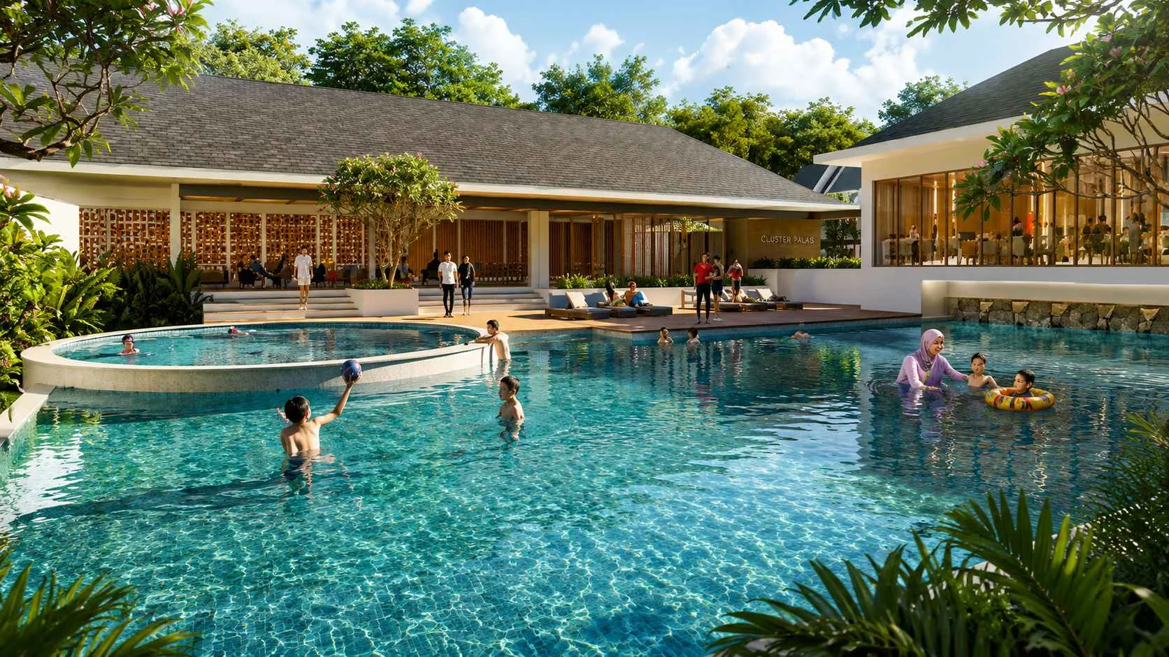 Dijual Rumah Baru Modern Free Furnish di Opra City Gresik - Thumbnail 3