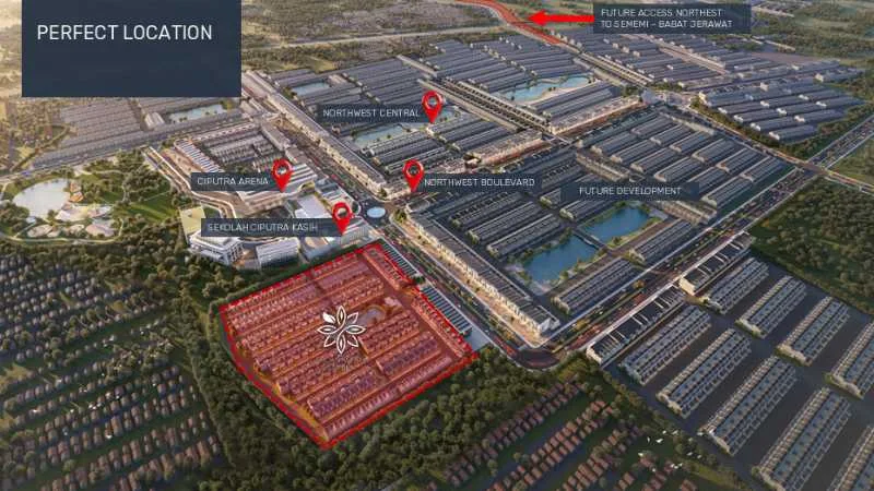 Dijual Rumah Dekat West Outer Ring Road di Citraland Northwest Cluster Northwest Garden Surabaya Barat - Thumbnail 6