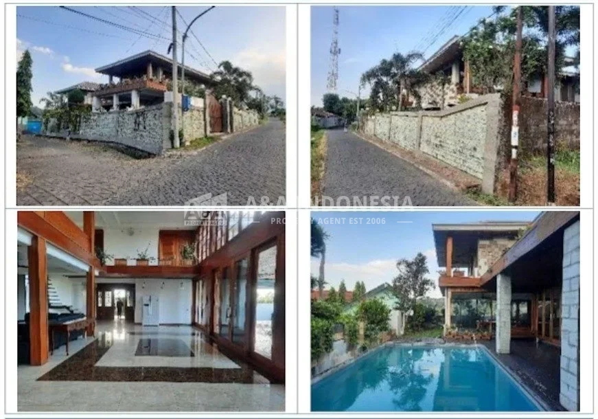 Jual Murah Lelang Villa Prigen Wilo Ada Kolam Renang Lokasi Wisata Pasuruan Jawa Timur - Thumbnail 2