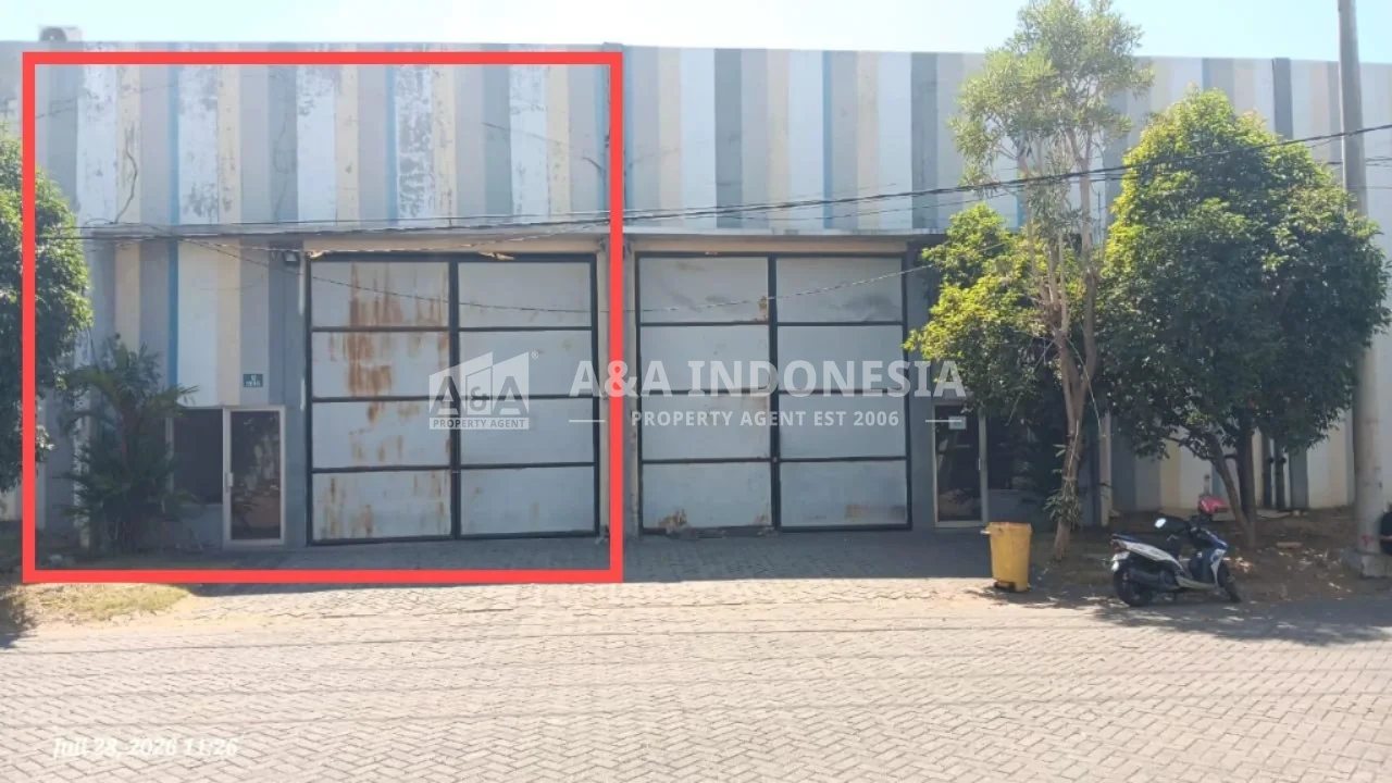Jual Murah Lelang Gudang Safe n Lock Lokasi Strategis Lingkar Timur Sidoarjo - Image 1