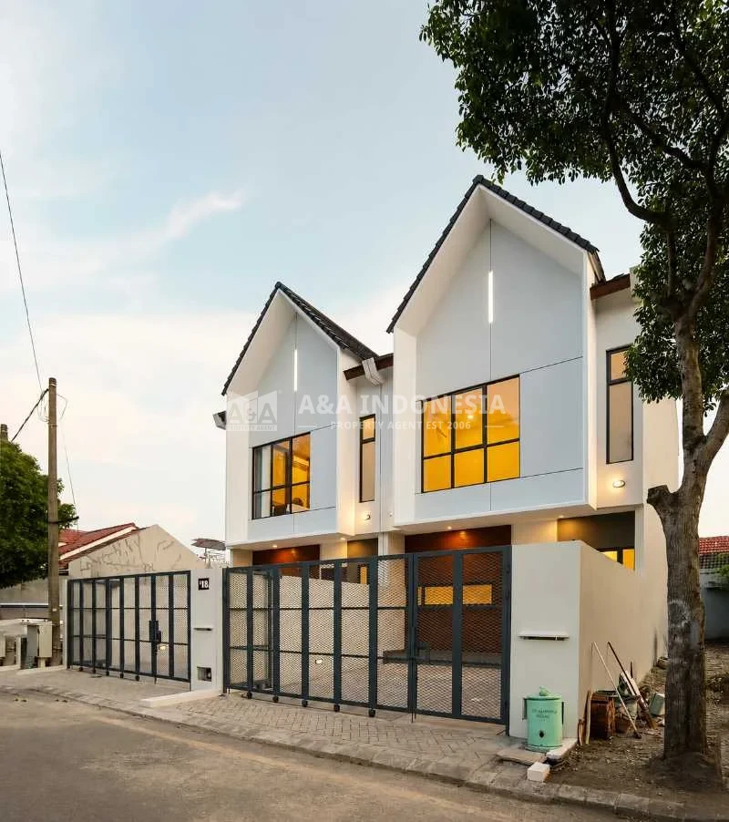 Dijual Rumah Baru Gress 2 Unit New Minimalis Fully Furnished Bukit Palma Citraland Surabaya Barat - Image 1