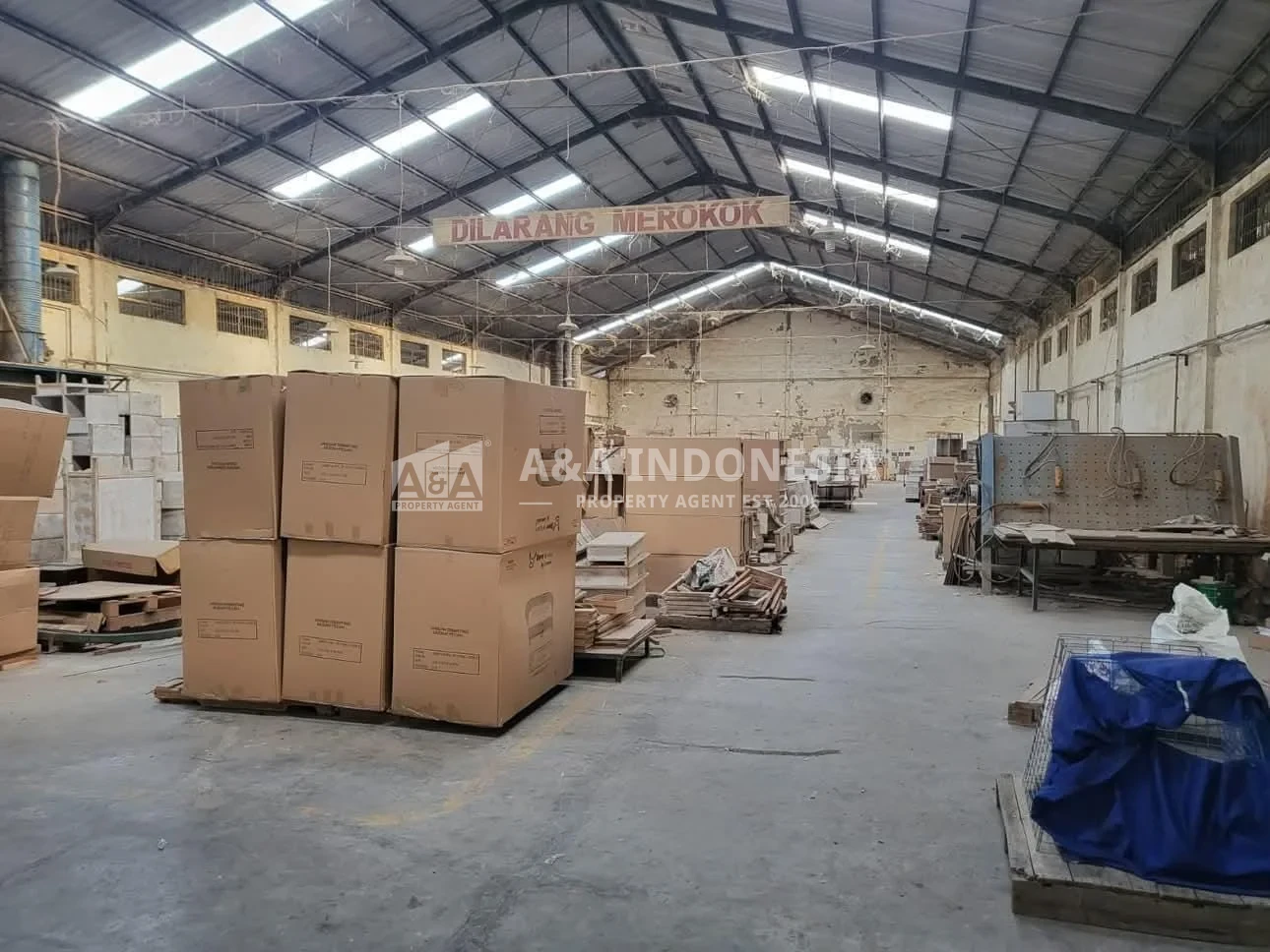 Jual Gudang Ex. Pabrik Raya Kandangan Cerme Lokasi Ciamik Gresik - Thumbnail 2