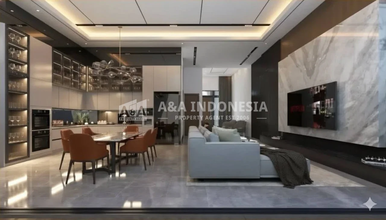 Jual Rumah Mewah 2,5 Lantai Terbaik Di Raffles Garden Baru Gress Lokasi Premium Citraland Utama Surabaya - Thumbnail 2