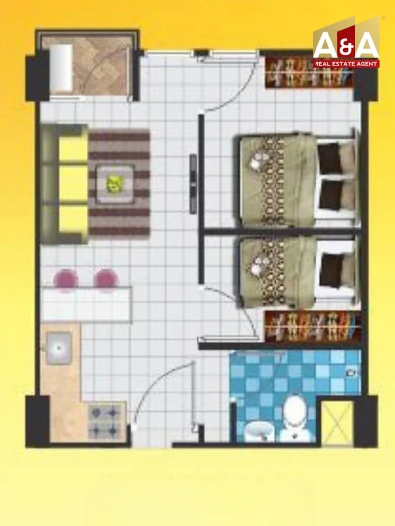 Dijual Apartemen Mewah 2 BR Puncak Dharmahusada Tower B Surabaya Timur