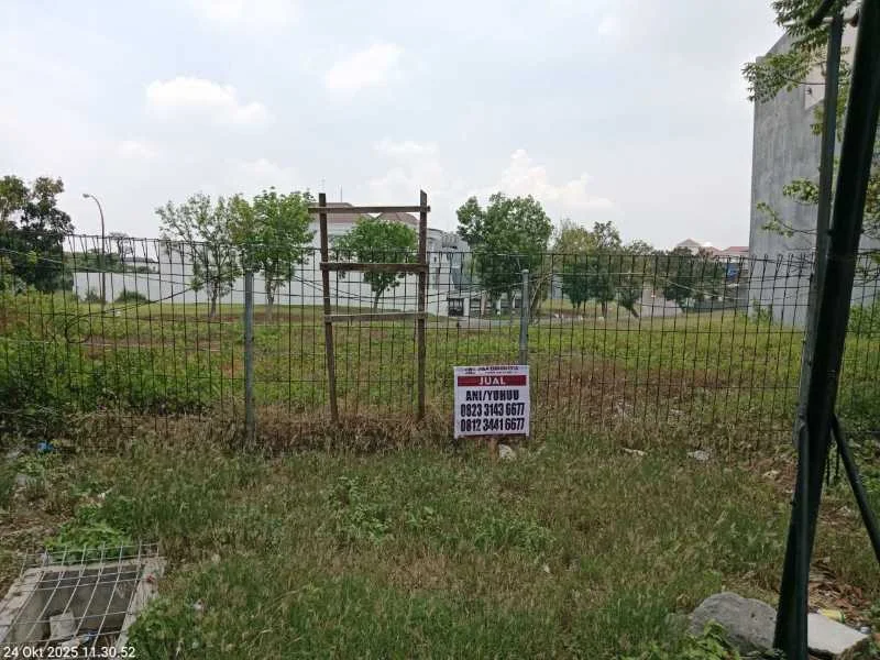 Dijual Tanah Kavling Strategis dan Eksklusif di Raffles Garden Surabaya Barat