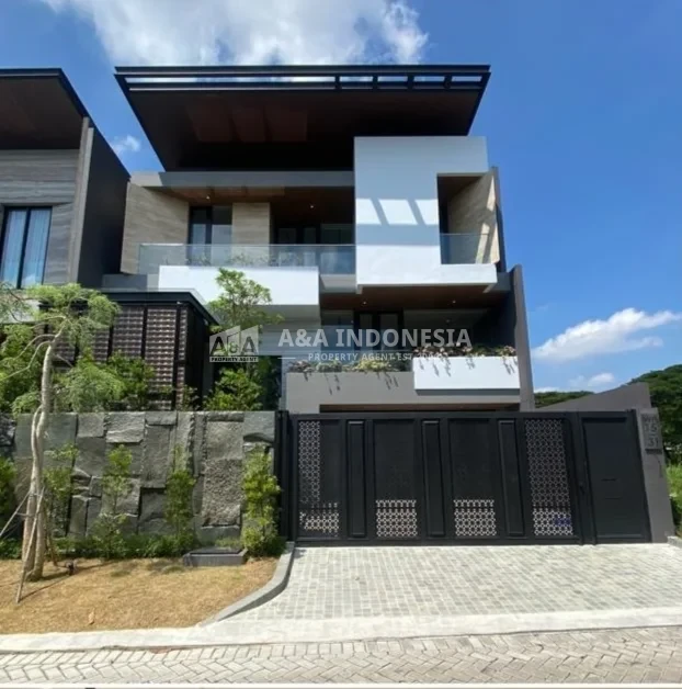 Dijual Rumah Baru Gress Mewah Modern Minimalist di Waterfront Citraland Surabaya Barat