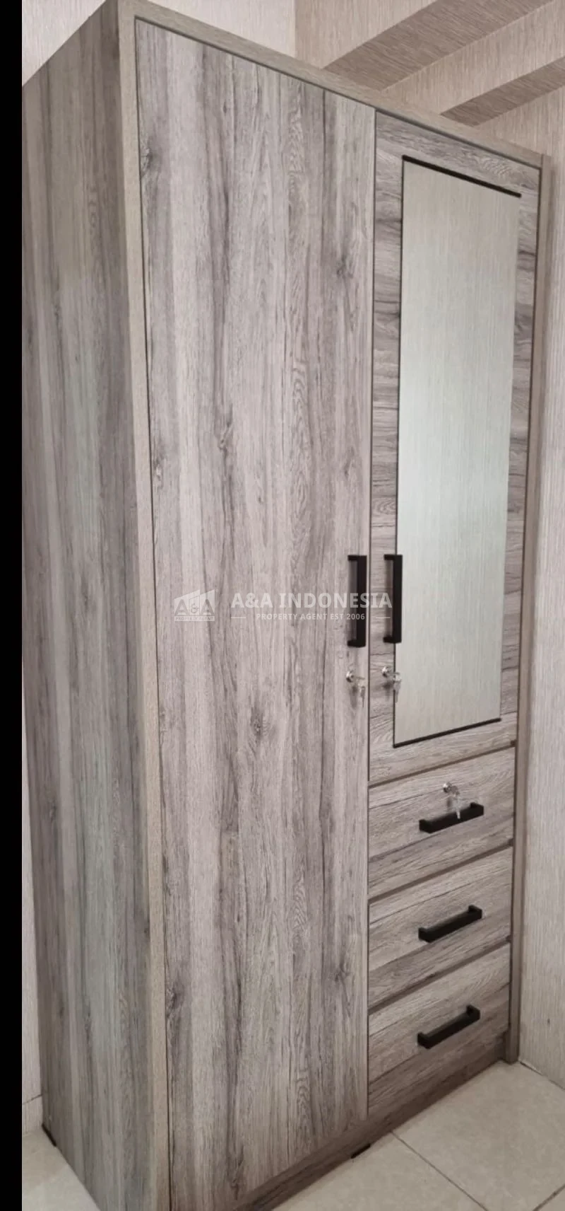 Apartemen PrinceTon Educity Surabaya — 2BR Full Furnish 36m² Hadap Selatan City View - Thumbnail 3
