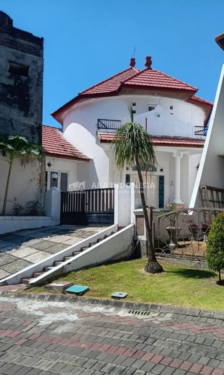Jual Murah Lelang Rumah 2 Lantai Mewah Cluster Paris Villa Bukit Mas Lokasi Strategis Surabaya Barat