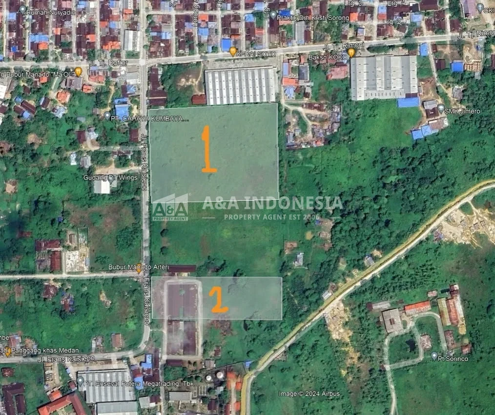 Dijual murah tanah strategis di Jalan Klamono, Sorong, Papua - Image 1