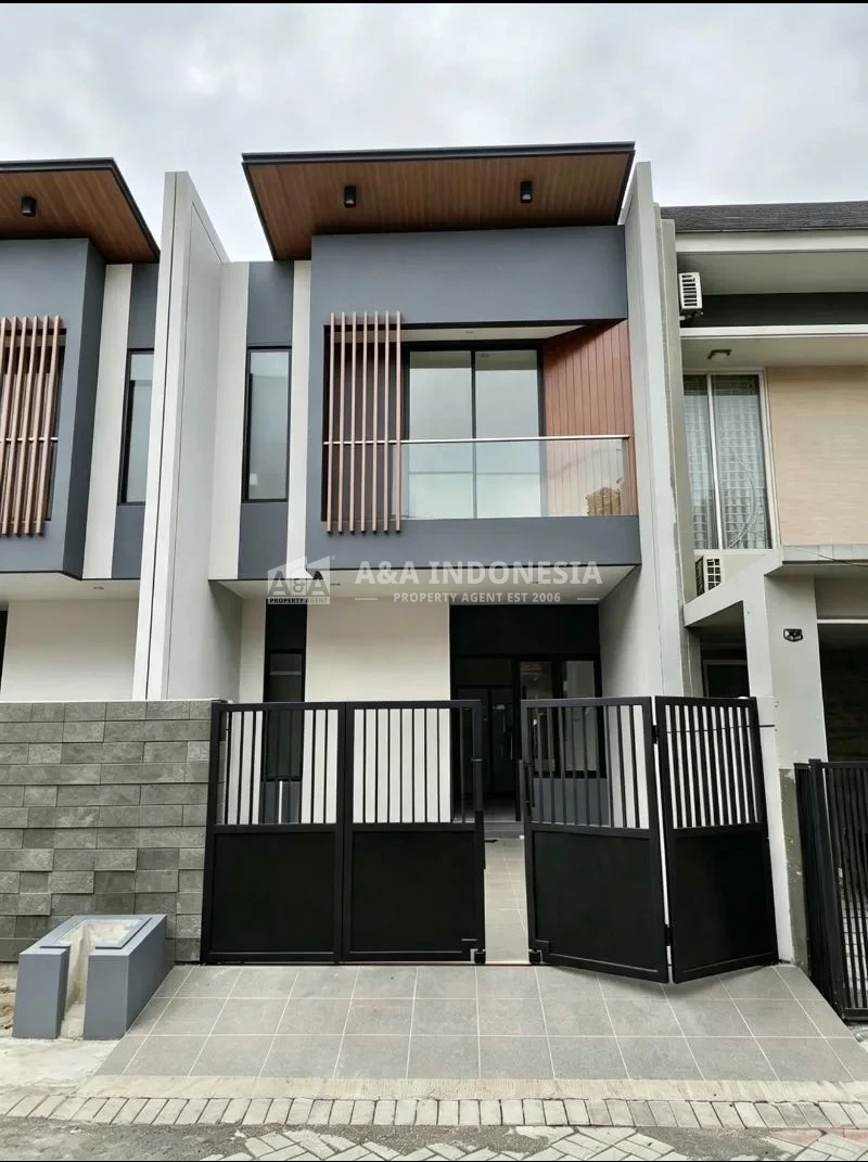 Dijual Rumah Baru Minimalis 2 Lantai Mulyosari Utara Surabaya Timur Free Kanopi - Image 1