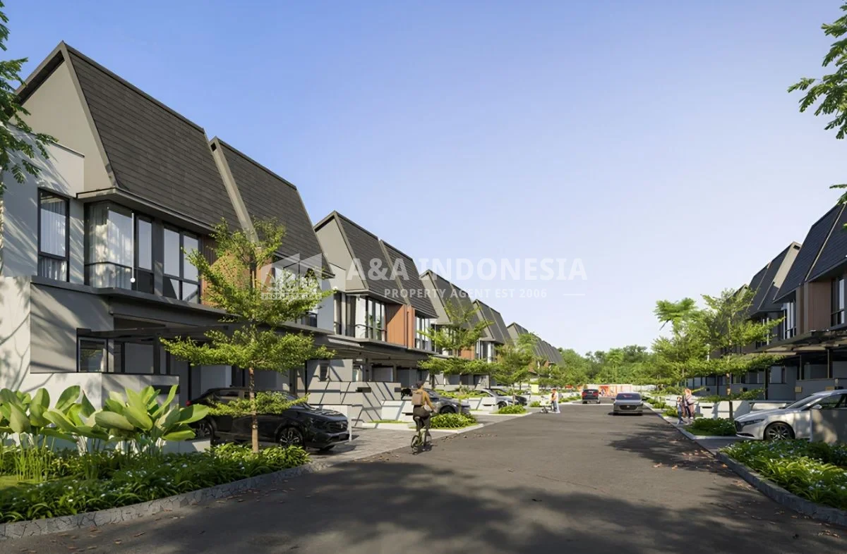 Dijual Rumah Lokasi Strategis Minimalis Modern Eksklusif di Harvest Link Kebraon Karangpilang Surabaya Barat - Image 1