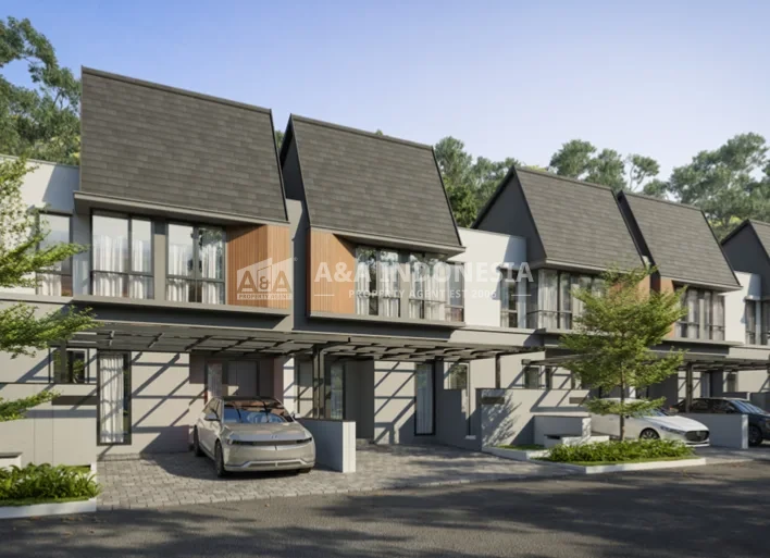 Dijual Rumah Minimalis Modern Eksklusif di Harvest Link Type Specta Standard Kebraon Karangpilang Surabaya Barat - Image 1