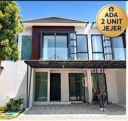 Jual 2 Unit Jejer Rumah 2 Lantai Grand Pakuwon Lokasi Premium Surabaya Barat - Image 1