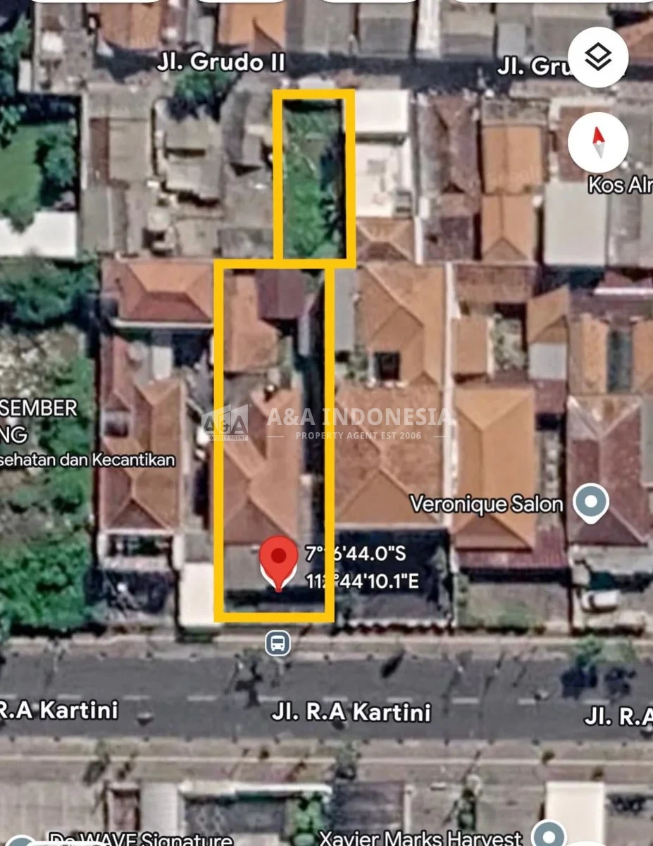 Jual Rumah 1 Lantai Tanah Luas Raya Kartini Lokasi Prestisius Surabaya Pusat - Thumbnail 2