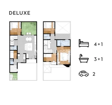 Dijual Rumah Lokasi Strategis Minimalis Modern Eksklusif Type Specta Deluxe di Harvest Link Kebraon Karangpilang Surabaya Barat - Thumbnail 2