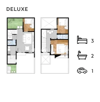Dijual Rumah Lokasi Strategis Minimalis Modern Eksklusif Type Fosa Standart 90 di Harvest Link Kebraon Karangpilang Surabaya Barat - Thumbnail 2